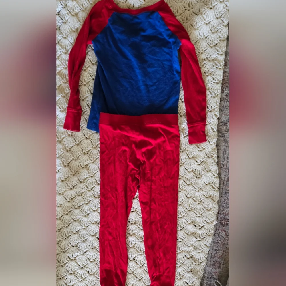GAP Boy's Kids Pajama Set - Red and Blue Superman DC